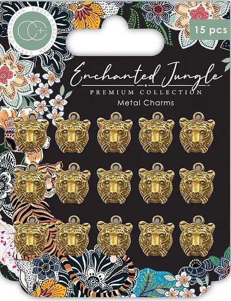 Craft Consortium  Enchanted Jungle Charms - Tiger