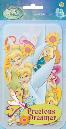 Disney Tinkerbell Chipboard Medley