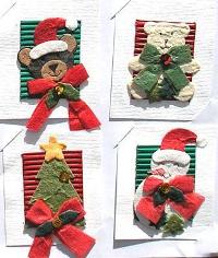 Christmas Card Toppers - Christmas Smiles (Bear)