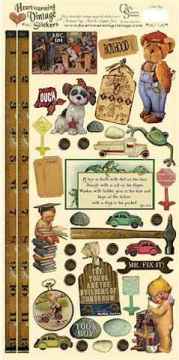 Vintage Cardstock Stickers - Little Boys