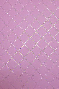 A4 Glitter Card -Basket Weave Amethyst