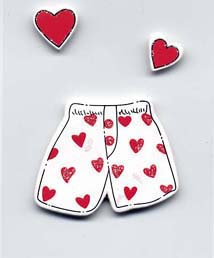 Handmade Wooden - Hearts Boxers