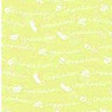 Background Paper - Baby Congratulations (Pale Yellow)