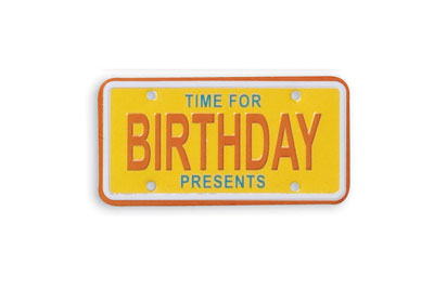 Karen Foster License Plates - Birthday