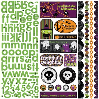 Bo Bunny Boo Crew - Combo Stickers