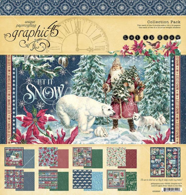 Graphic 45 Let it Snow Collection pack