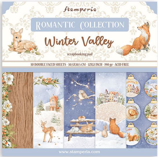 Stamperia Winter Valley 12x12 Paper Pack
