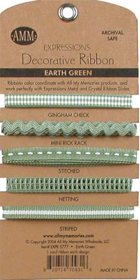 AMM Ribbon  - Earth Green