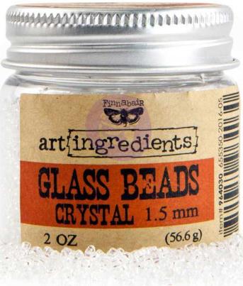 Prima Art Ingredients Glass Beads - 1.5mm Crystal