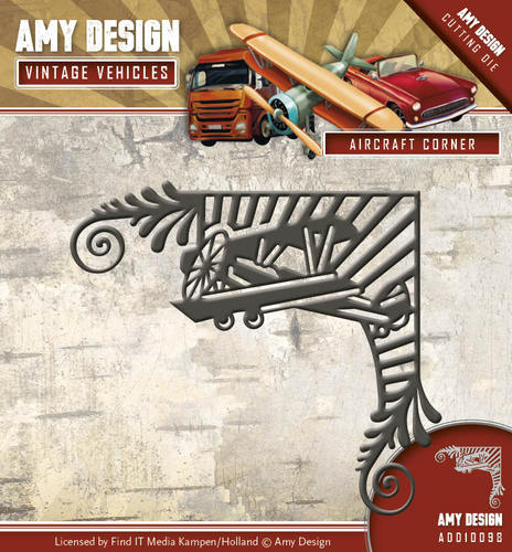 Amy Design Craft Dies - Aircraft Corner (10098)