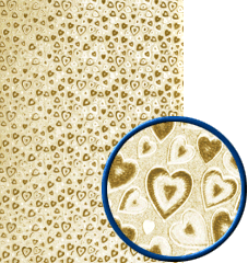 Texture Sheets - Heartbeat (Champagne Gold)