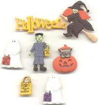 Dress It Up Buttons - Happy Haunting Halloween