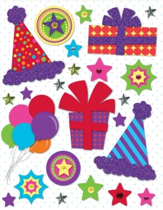 Happy Birthday 2 U! Party Icons Grand Adhesions