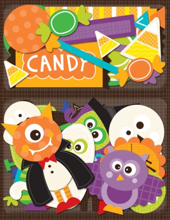 K&Co Layered Accents - Character/Candy Spooktacular (605)
