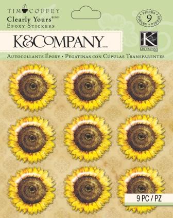 K & Company Tim Coffey Foliage Sunflower Clearly Yours