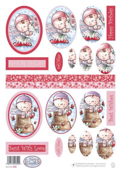 Fairy Doodles - Oval Stackers (332)