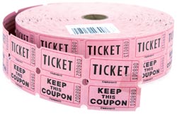 Keep This Coupon Tickets 30 Tickets  - Pink (double-Ticket)