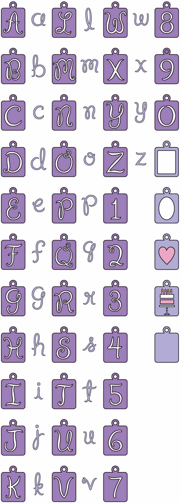 Cuttlebug Alphabet - Fancy Pants