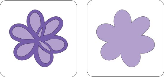 Cuttlebug 2-Step Dies - Scribble Flower (37-1094)