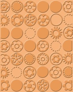 Cuttlebug A2 Embossing Folder - Bloom Dots (37-1136)