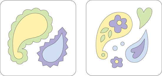 Cuttlebug 2-Step Dies - Paisley (37-1359)