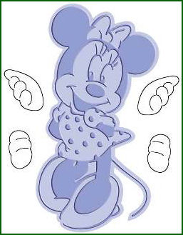 Cuttlebug Disney Combo Dies A2 - Minnie (37-1732)