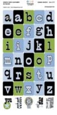 SALE: 3 Bugs in a Rug Seeing Stars - Alphabet Design Board