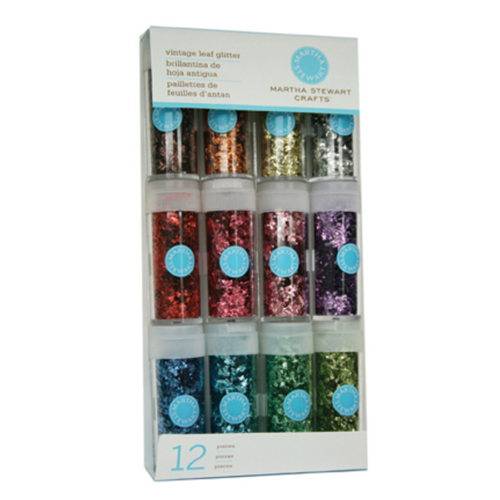 Martha Stewart Vintage Leaf Chunky Glitter (12-PACK)