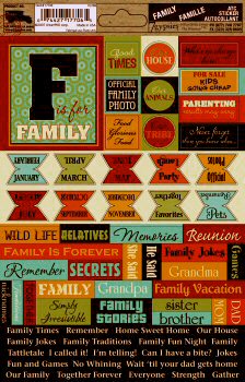 7Gypsies ATC Stickers - Family