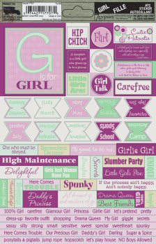 7Gypsies ATC Stickers - Girl