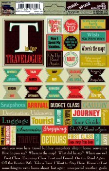 7Gypsies ATC Stickers - Travel
