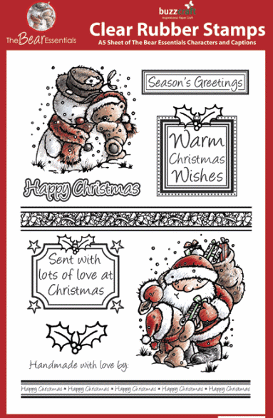Buzzcraft Xmas Bear Essential - Clear Stamps (435)