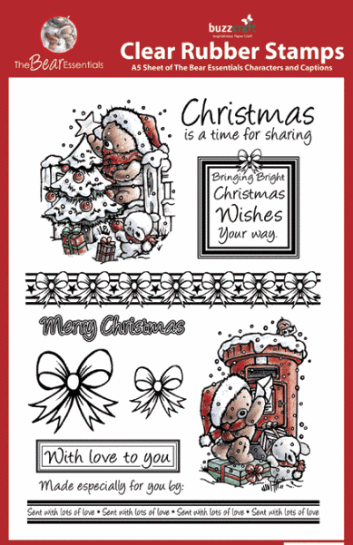 Buzzcraft Xmas Bear Essential - Clear Stamps (437)