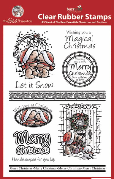 Buzzcraft Xmas Bear Essential - Clear Stamps (438)