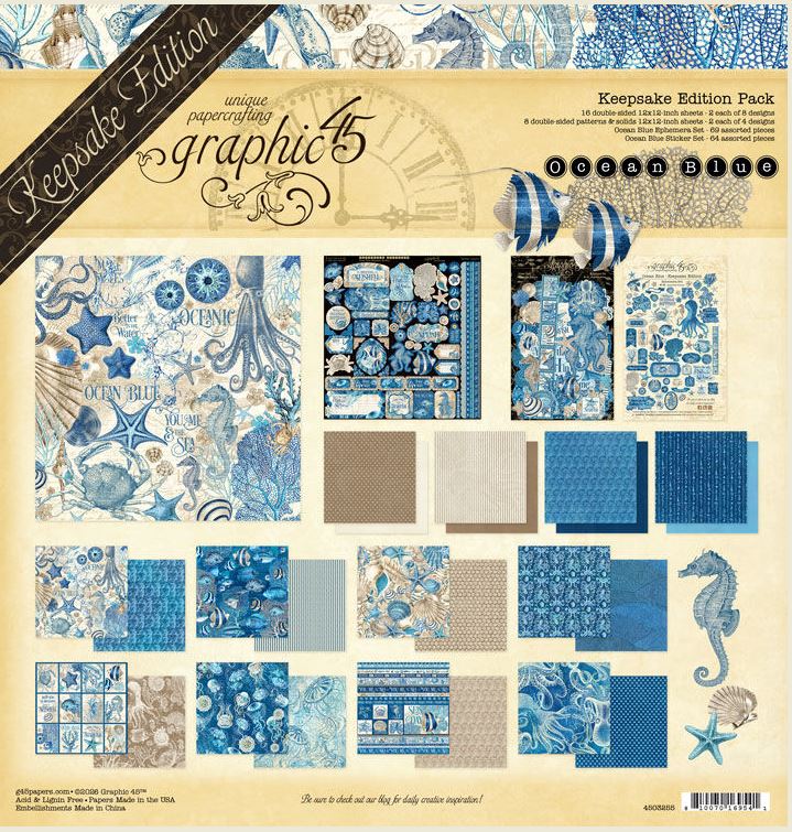 Graphic 45 Ocean Blue Keepsake Edition (4503255) 