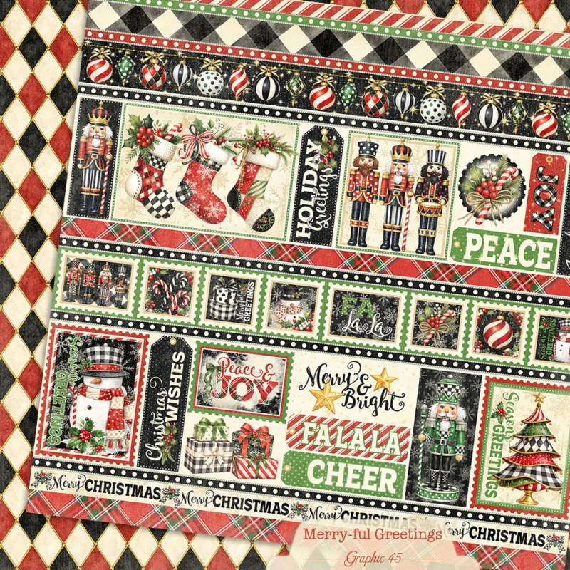 Graphic 45 Merry-ful Greetings 12