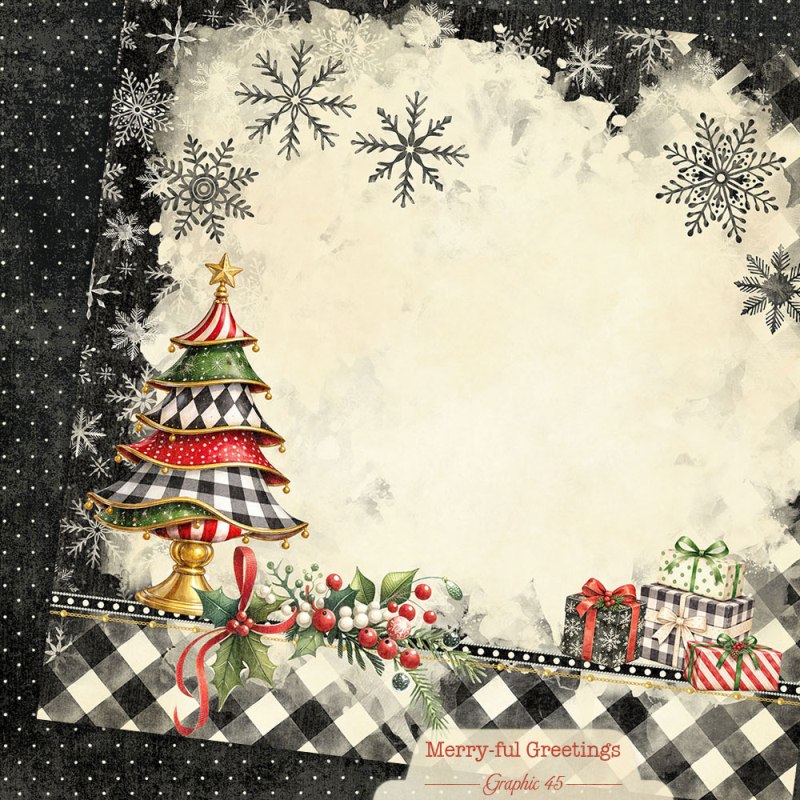 Graphic 45 Merry-ful Greetings 12
