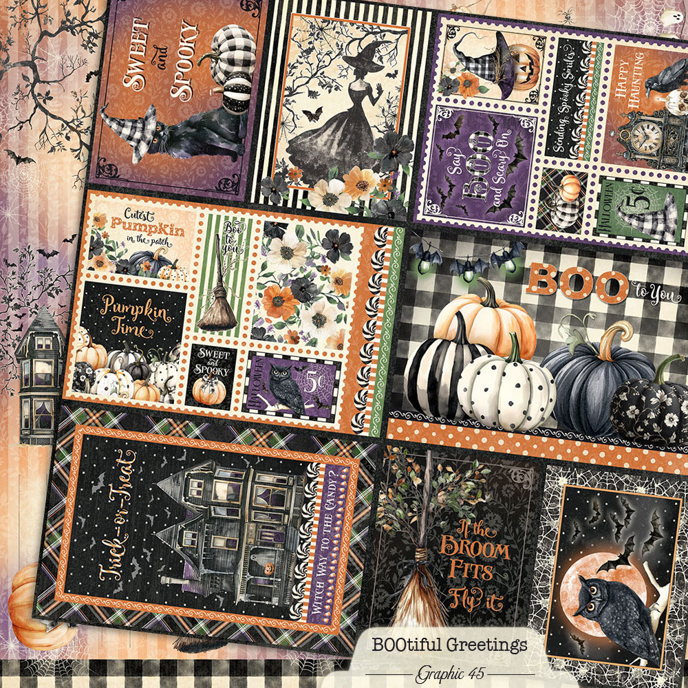 Graphic 45 BOOtiful Greetings 12