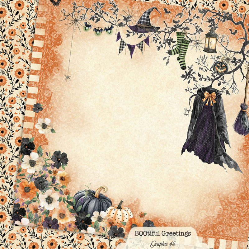 Graphic 45 BOOtiful Greetings 12