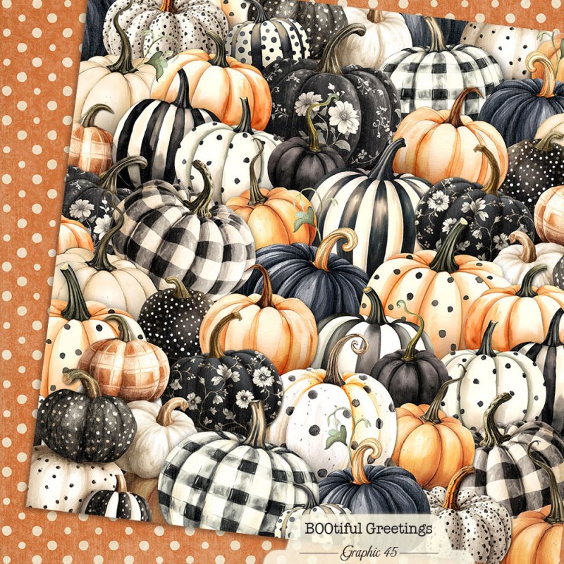 Graphic 45 BOOtiful Greetings 12
