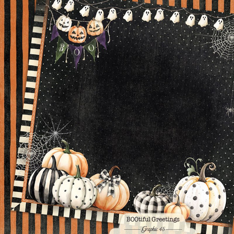 Graphic 45 BOOtiful Greetings 12