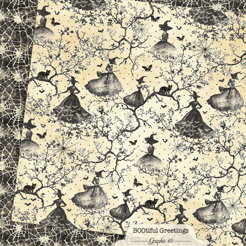 Graphic 45 BOOtiful Greetings 12