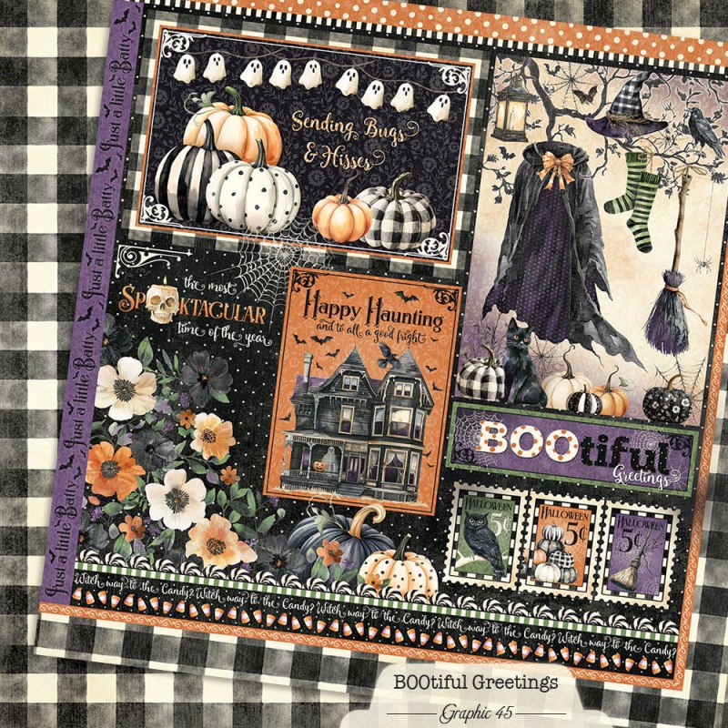 Graphic 45 BOOtiful Greetings 12