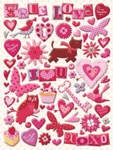 K&Co Sweet Talk - Lots of Love Pillow Stickers