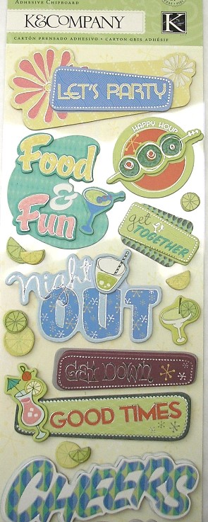K&Co Adhesive Chipboard - Party