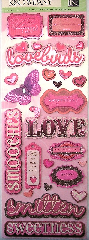 K&Co Adhesive Chipboard - Smitten