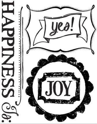 Prima The Optimist - Small Set Cling Stamps (572426)