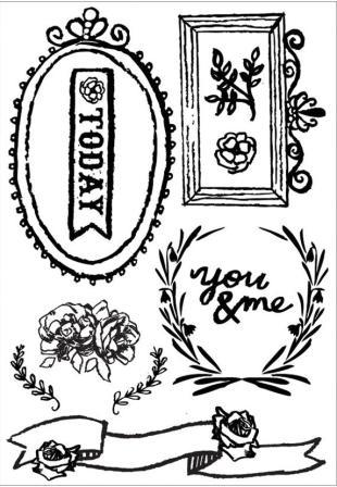 Prima The Optimist - Cling Stamps (572457)
