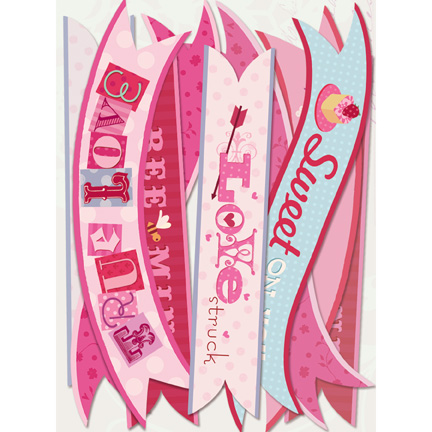 K&Co Sweet Talk - Banners Die-cut Cardstock