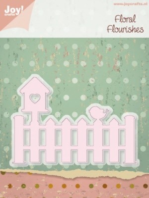 Joy Crafts Cutting & Embossing Die - Floral Flourishes Fence (0192)